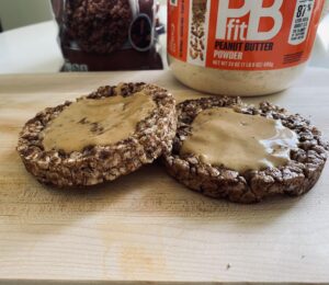 Chocolate rice cakes